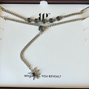 Bomb Party Retro RBP6717 Rainbow Topaz Luxe Layers Star Pendant Necklaces